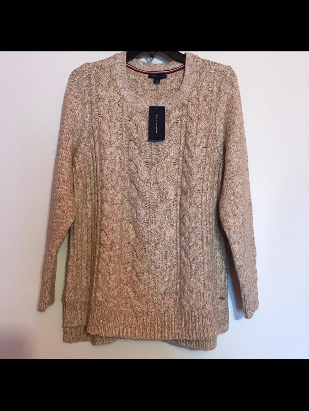 Tommy Hilfiger Women's Cable Knit Sweater Large